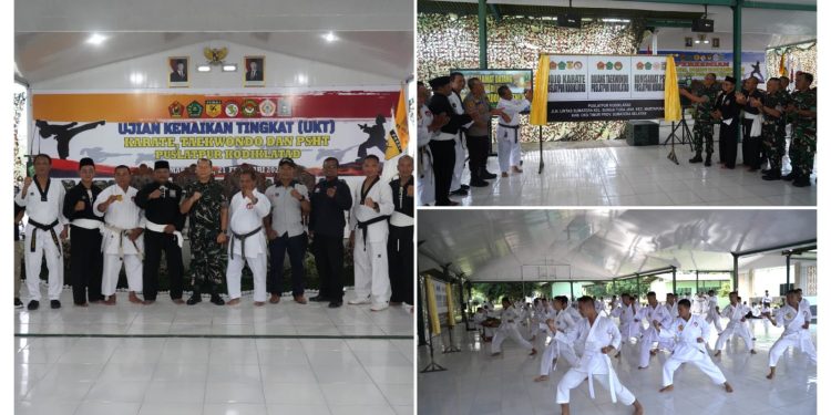 Resmikan Dojo Karate, Dojang Taekwondo dan Komisariat Silat, Danpuslatpur Ingin Prajurit Handal Dalam Bela Diri