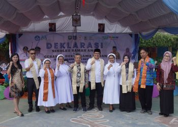 TK/SD Fransiskus Deklarasi Sekolah Ramah Anak, Kadarisman : Ini Jadi Contoh Sekolah Lain