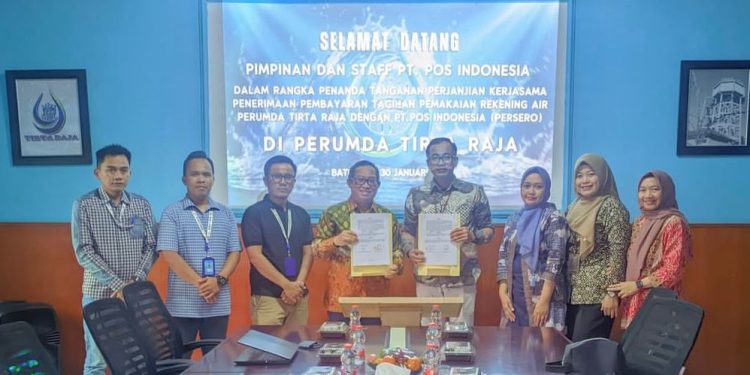 Pelangan PDAM Tirta Raja Kini Bisa Bayar Tagihan Melalui Kantor Pos
